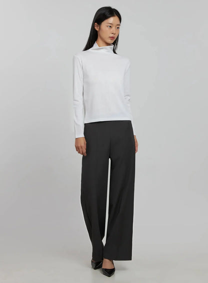 Basic Turtleneck Top IJ508