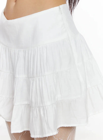 Boho Chic Ruffle Layered Skirt IM530
