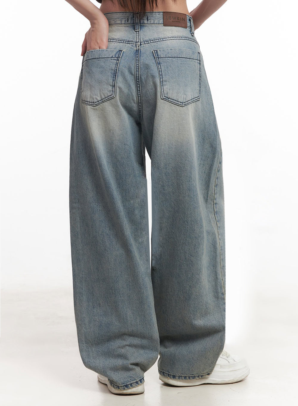 Casey Washed Baggy Jeans IM528