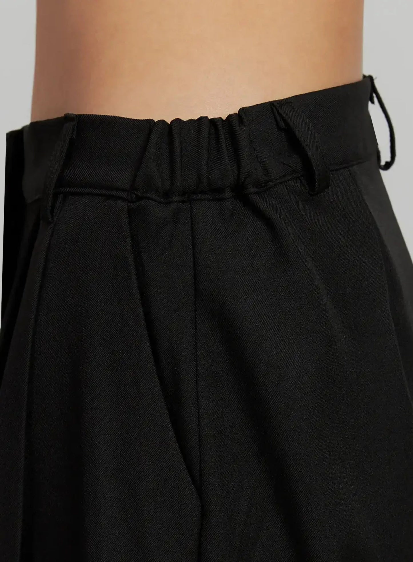 Black Oversized Slacks IJ505