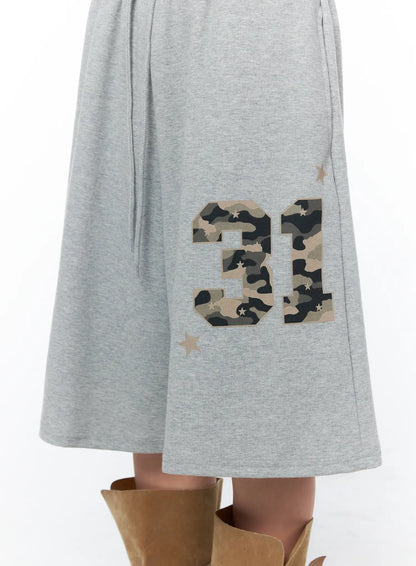 Camo Print Bermuda Shorts CY513