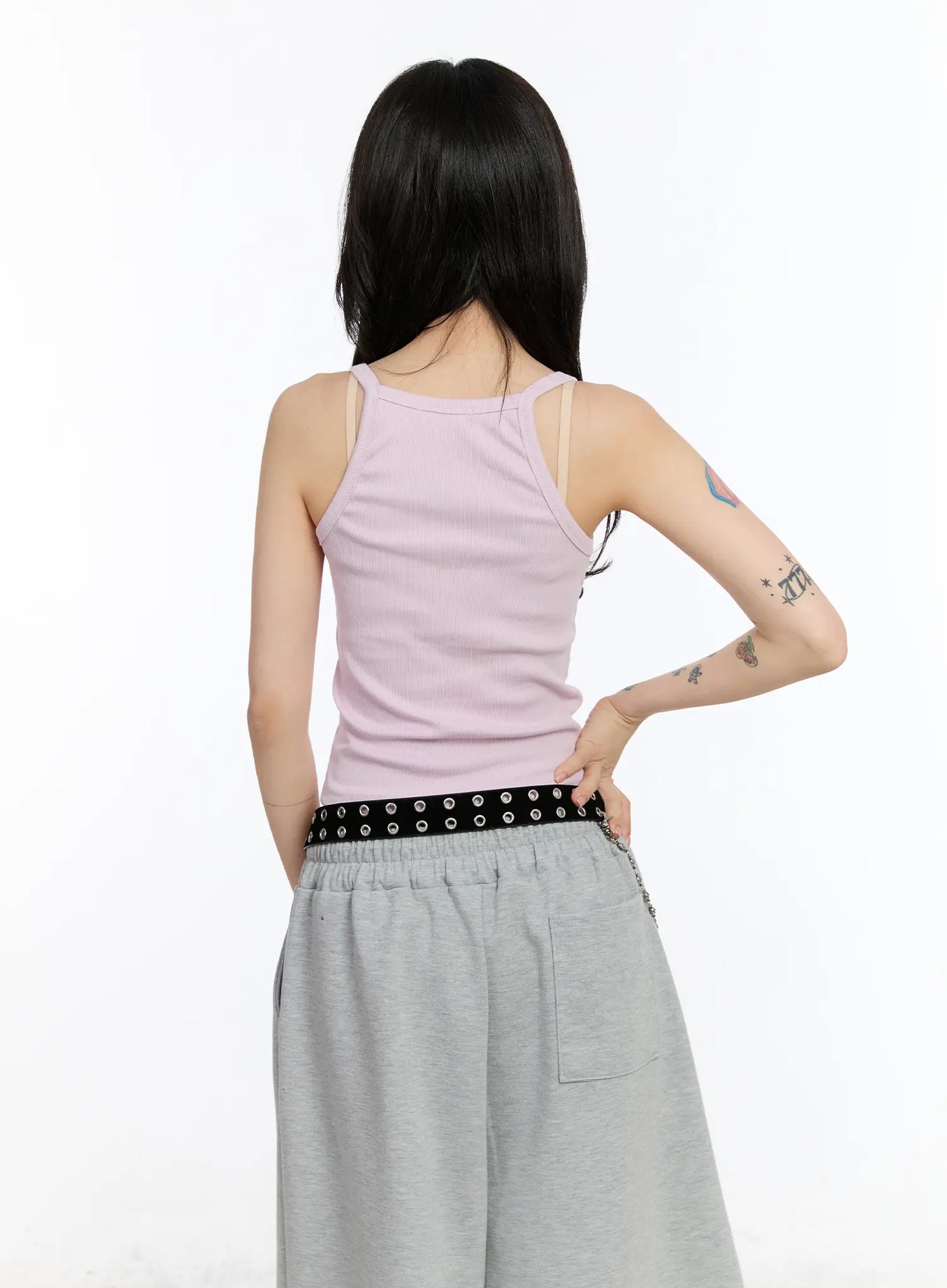 Basic Ribbed Tank Top CA506