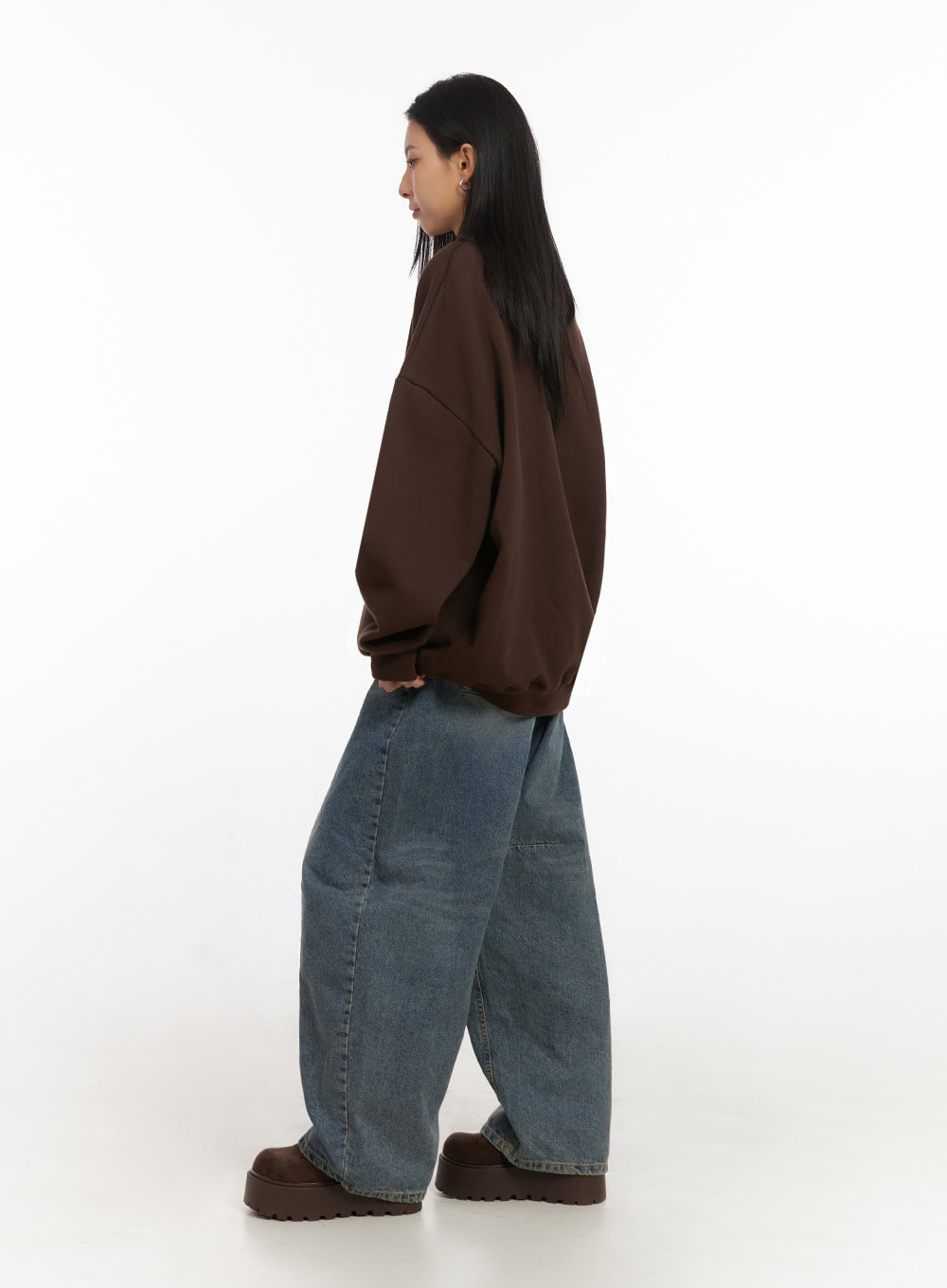 Classic Oversized Crew Neck IJ503