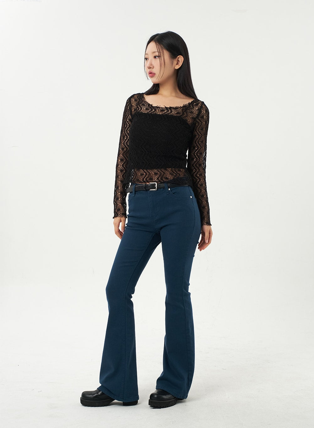 Bootcut Cotton Pants CA325