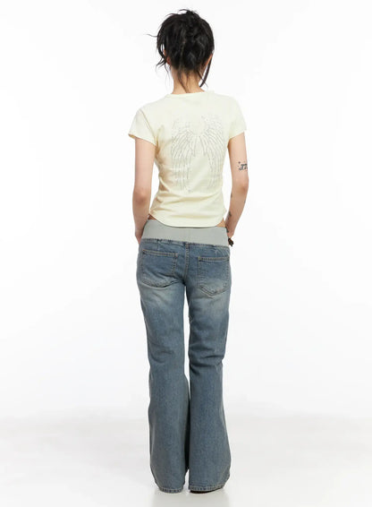 Angelic Rhinestone T-Shirt CM517