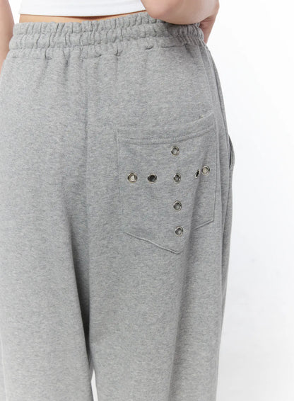 Casual Printed Wide Leg Sweatpants CY529