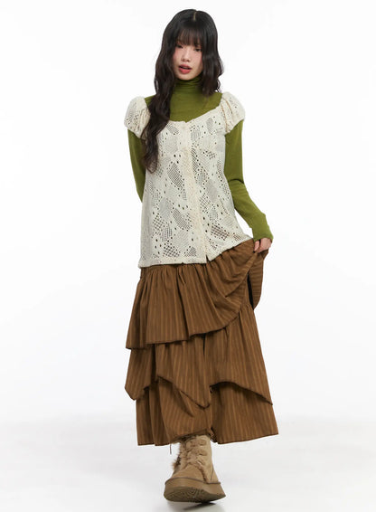 Chic Two-Way Knit Blouse CD531