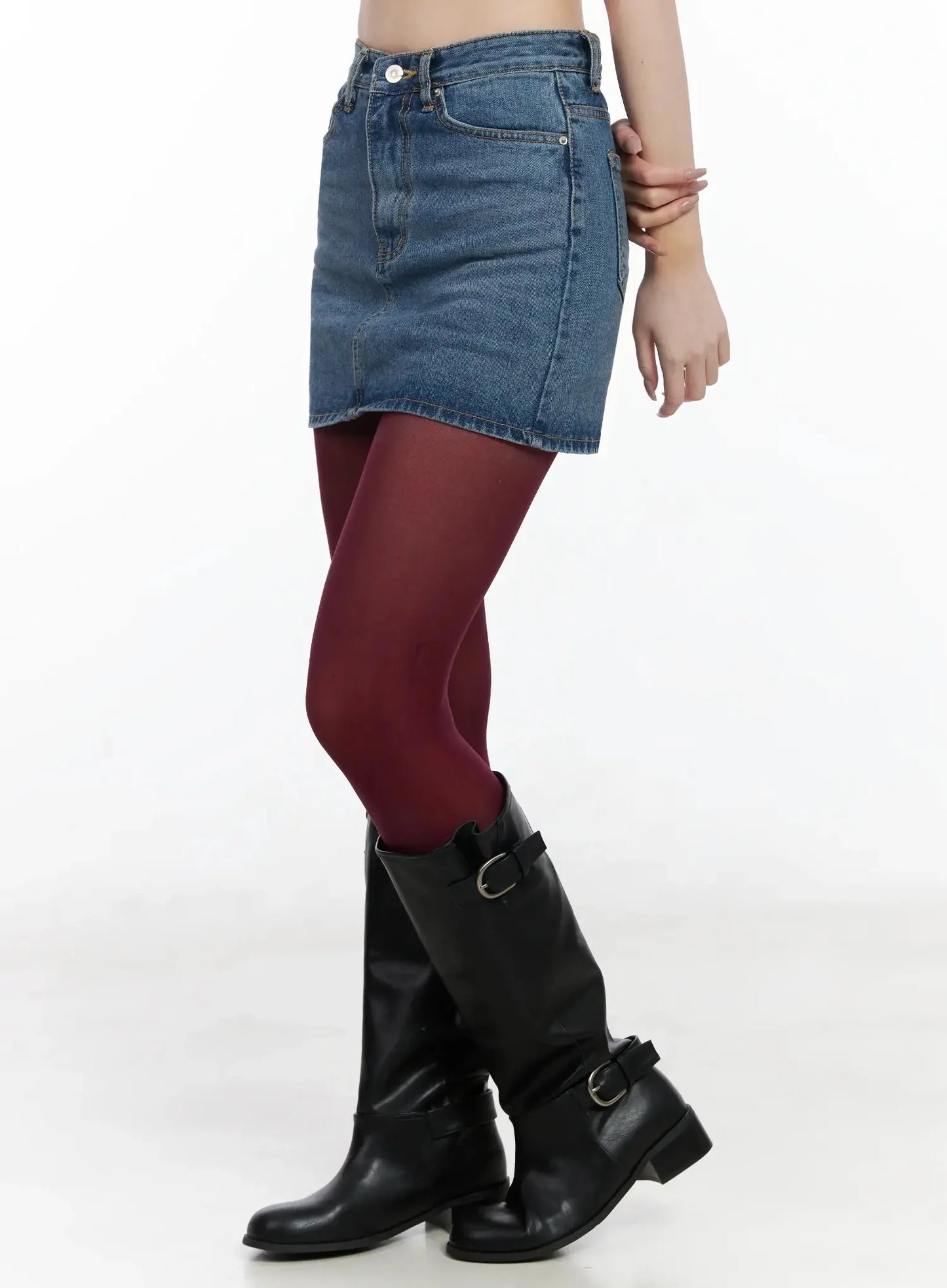 Casual Denim Mini Skirt IJ528