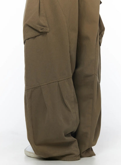 Casual Wide Leg Cargo Pants CY508