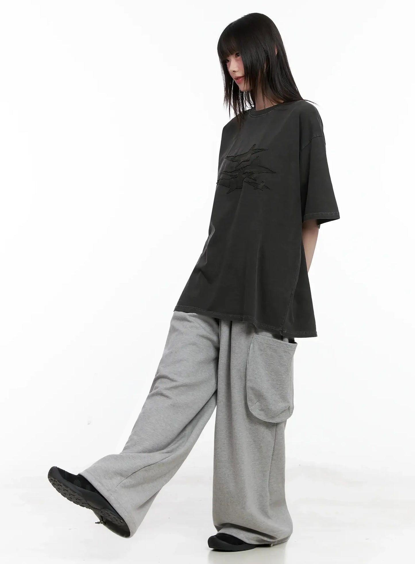 Charcoal Graphic T-Shirt IL531