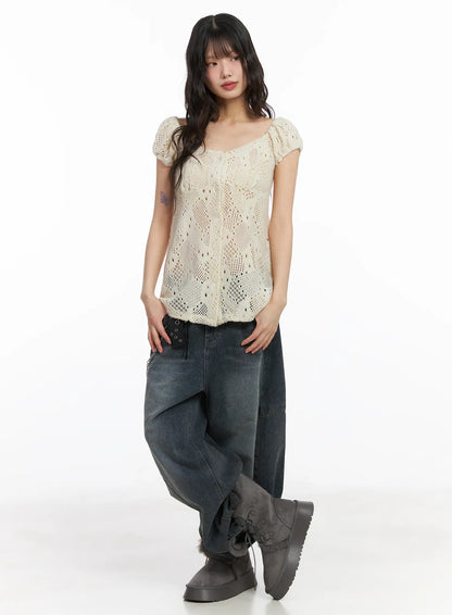 Chic Two-Way Knit Blouse CD531