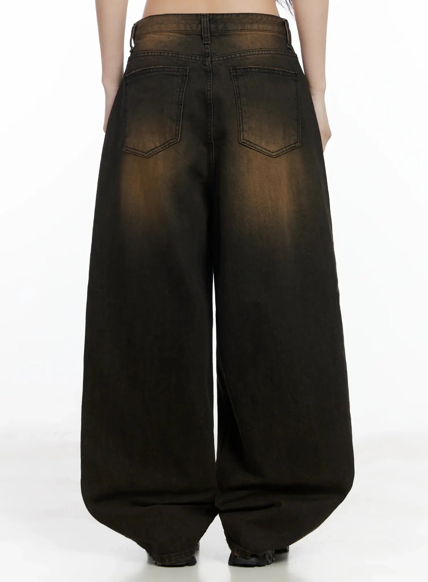 Alayna Vintage Wash Baggy Jeans IM502