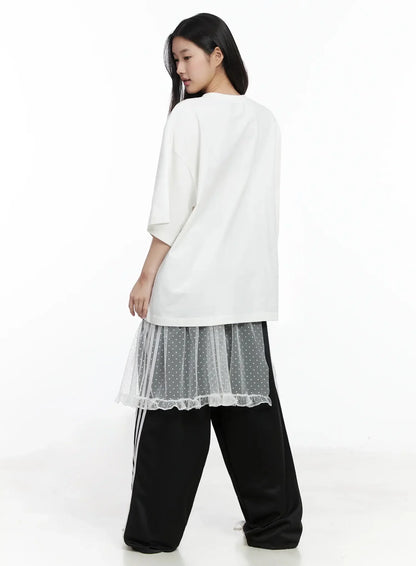 Angel Graphic Oversized T-Shirt IM506