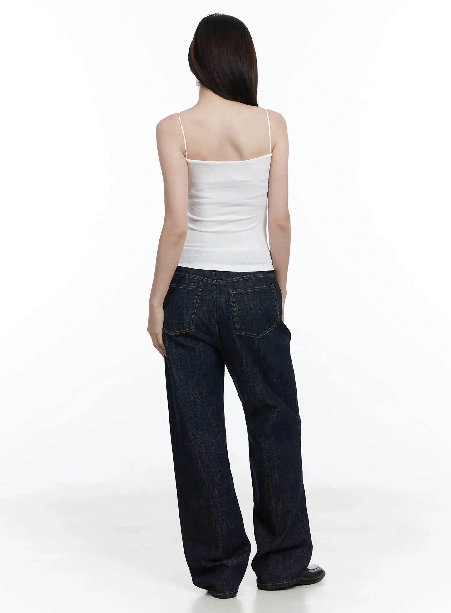 Anai Stitched Wide Leg Jeans IF520