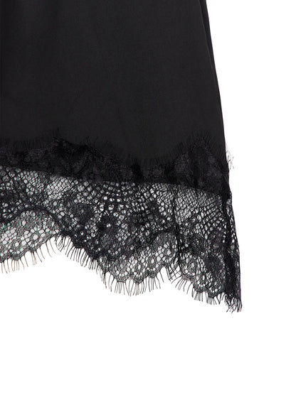 Asymmetrical Lace Midi Skirt CY512