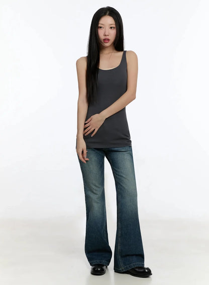 Basic U-Neck Tank Top IM509