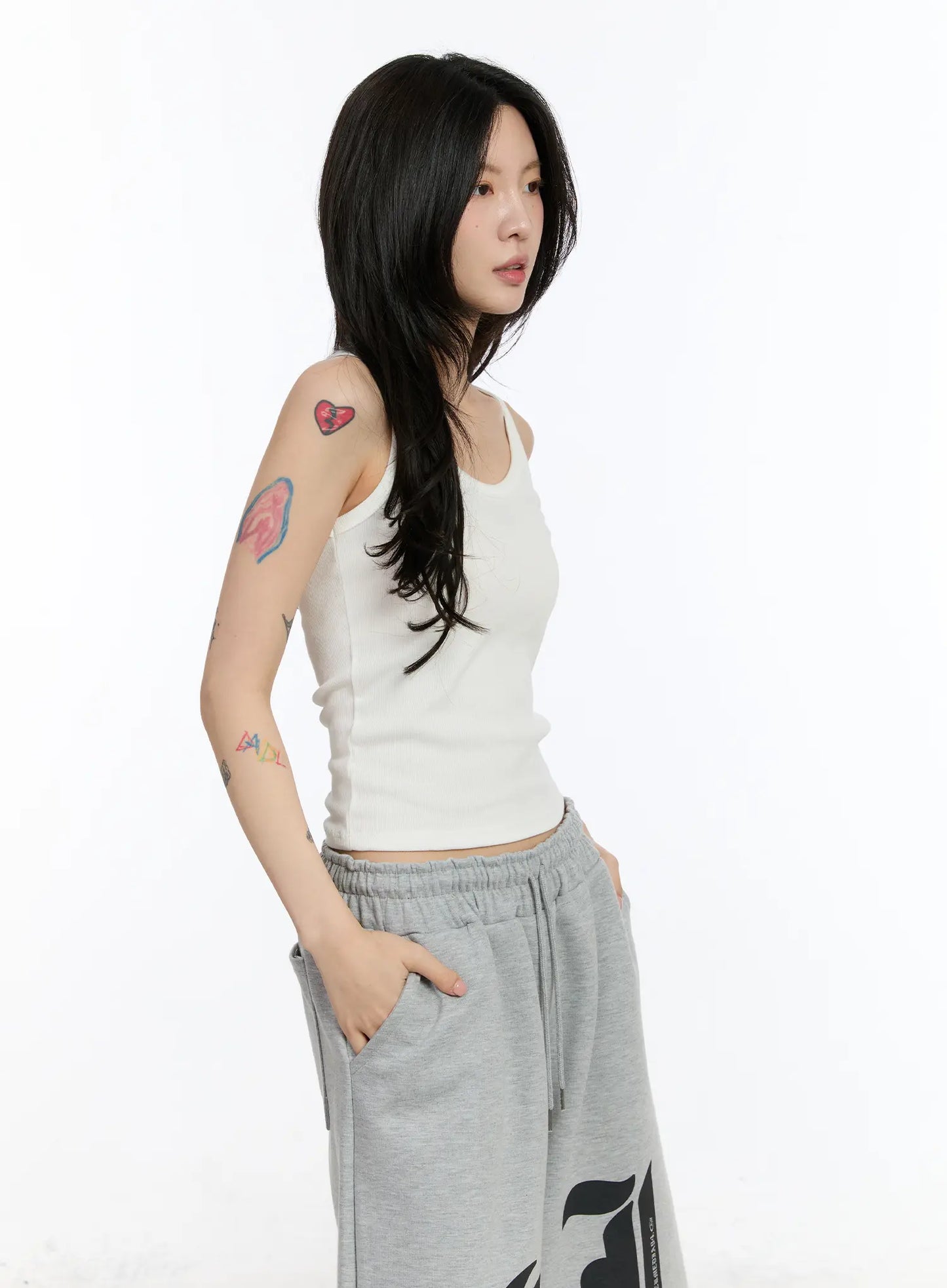 Basic Ribbed Tank Top CA506