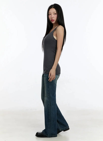 Basic U-Neck Tank Top IM509