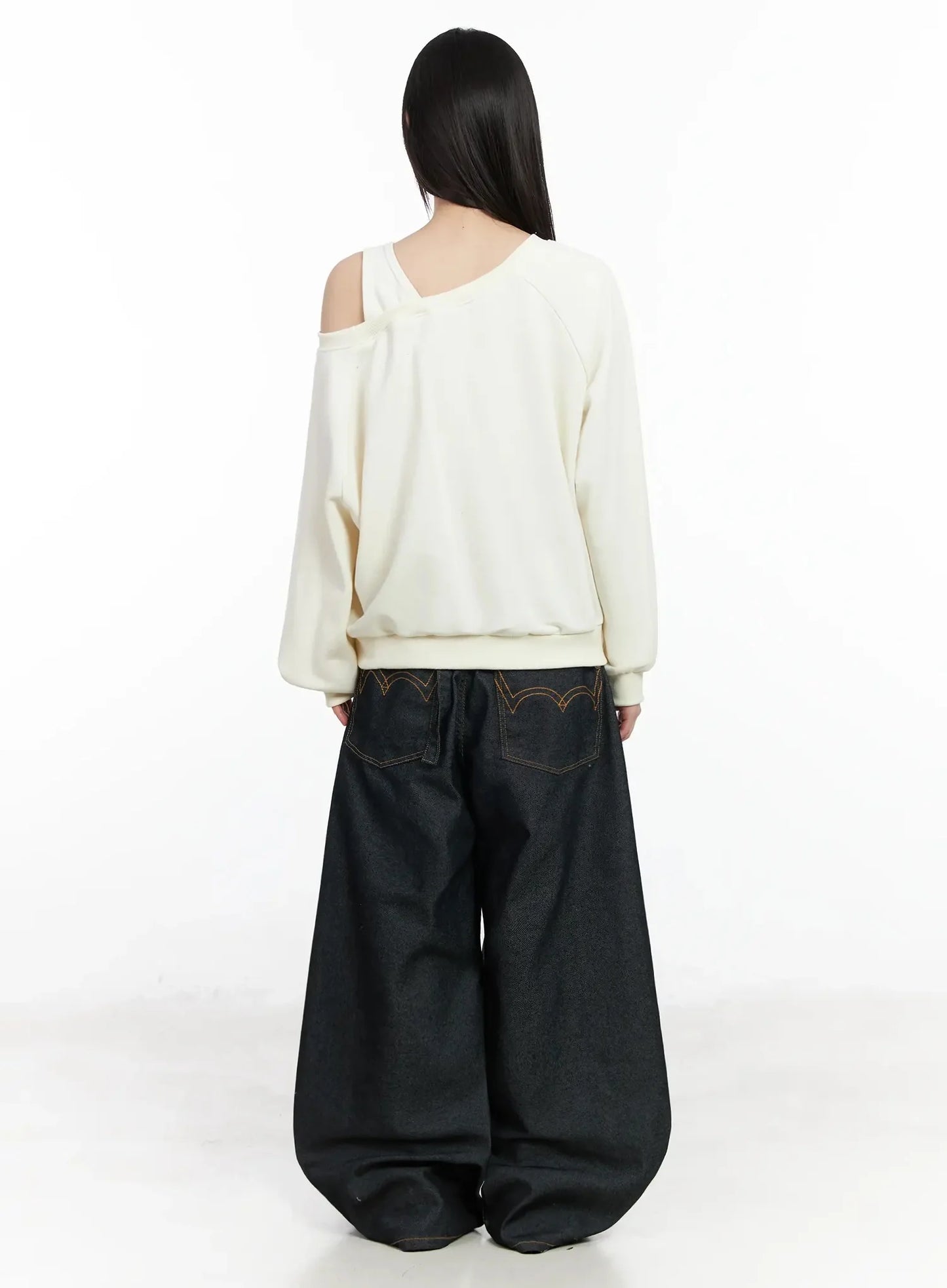 Casual Asymmetric Sweatshirt IM523