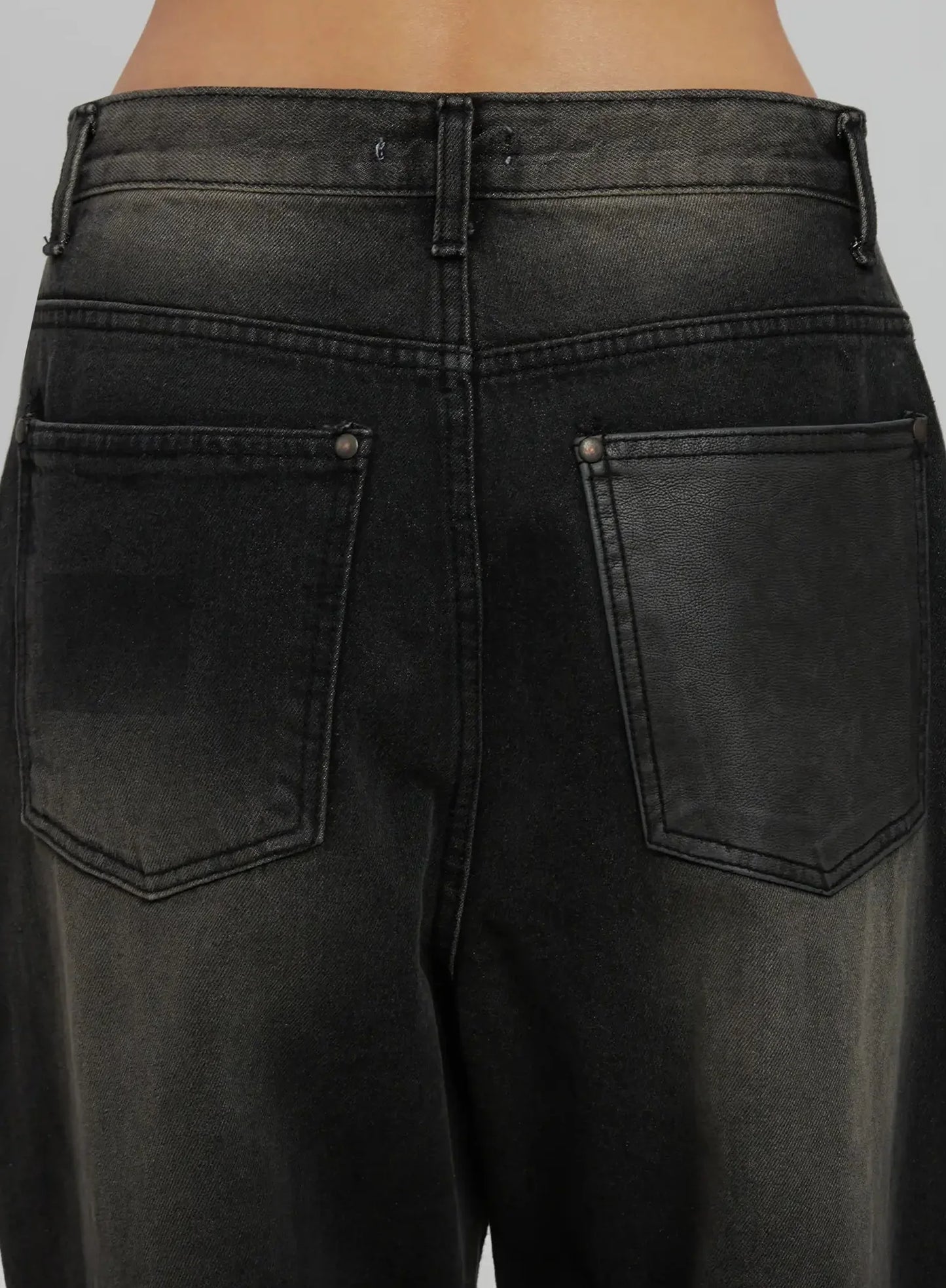 Blaire Dark Washed Wide Leg Jeans IJ509