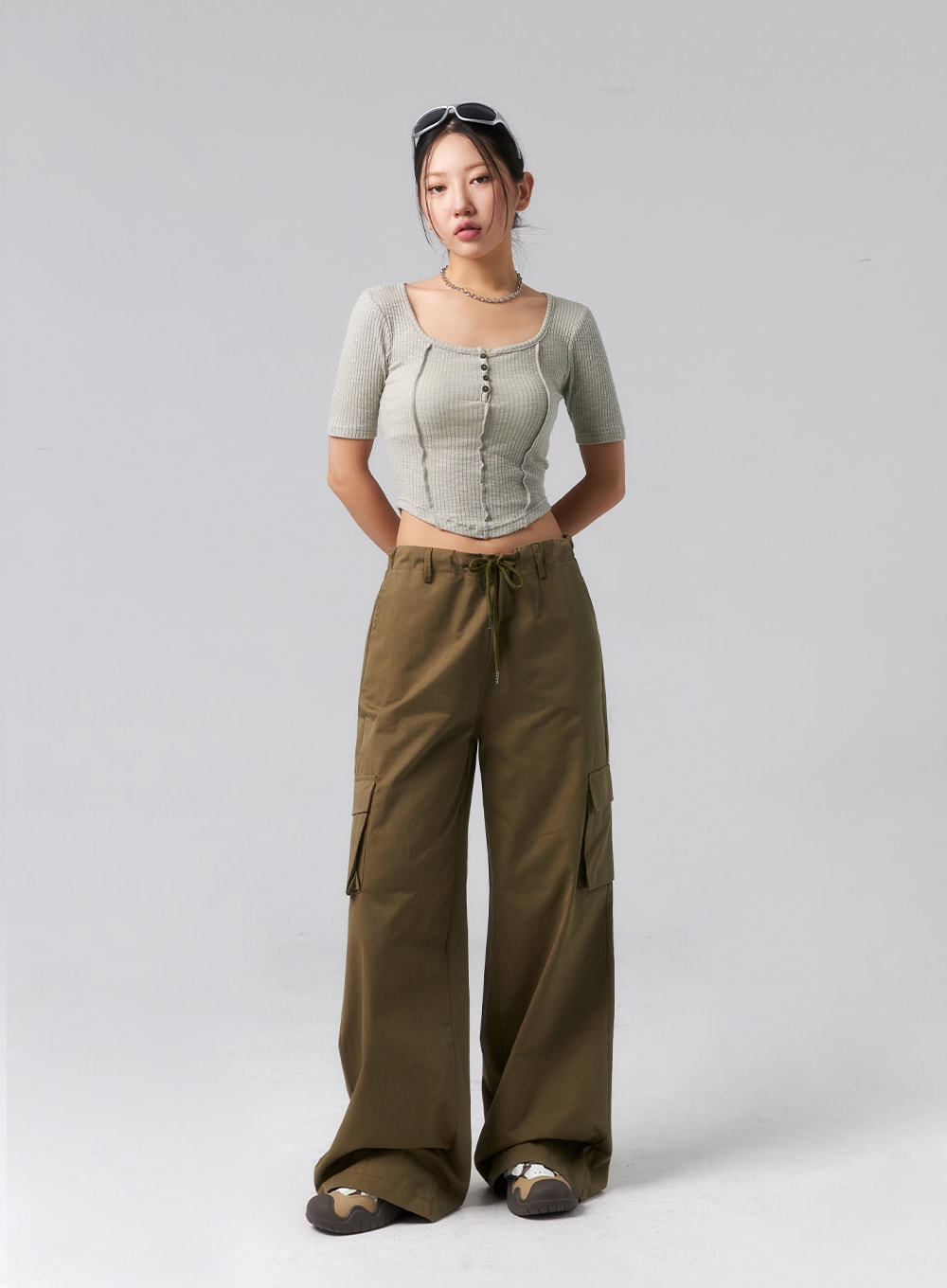 Baggy Cargo Pants CL319
