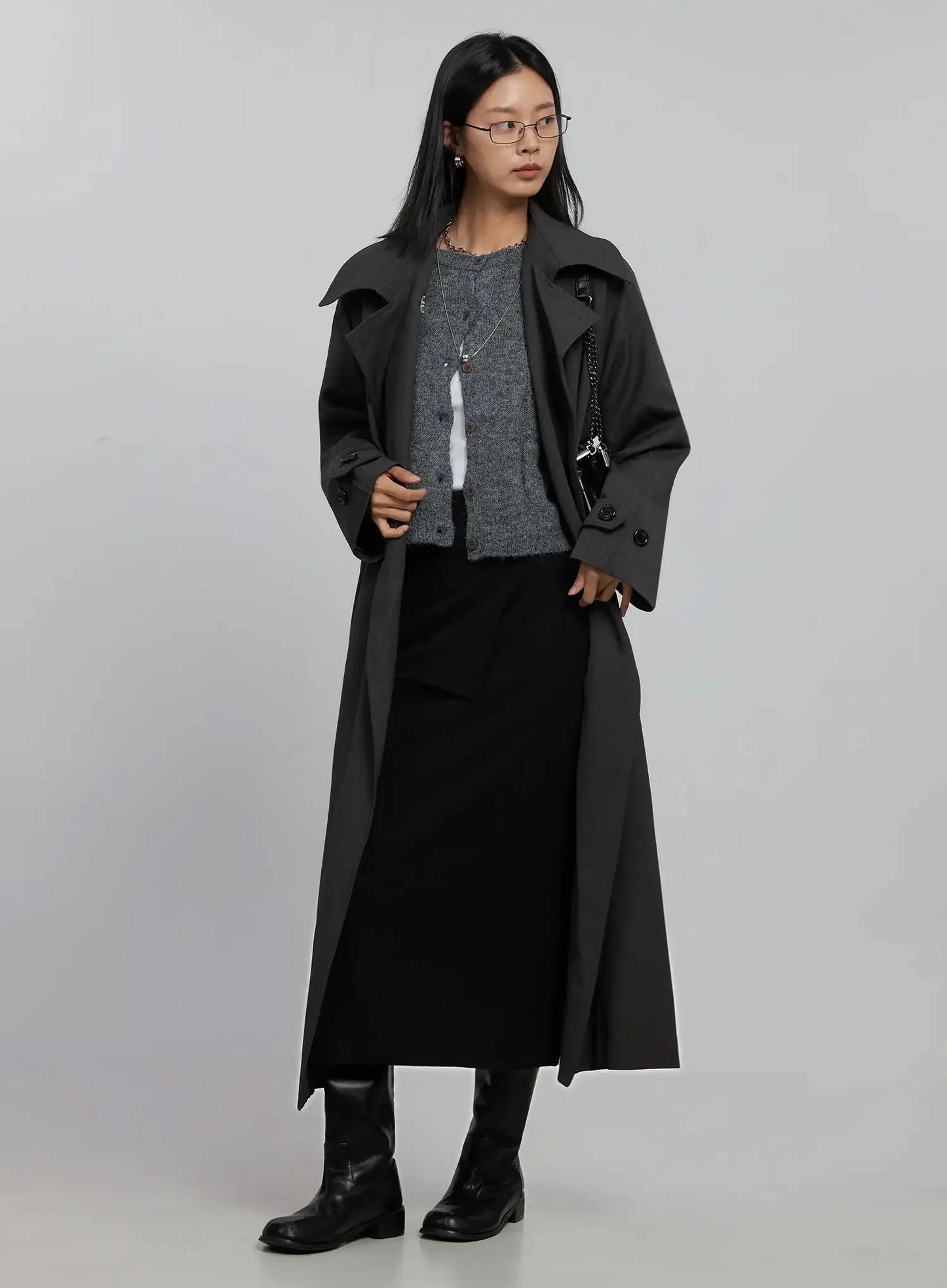 Cable Knit Cardigan ID516