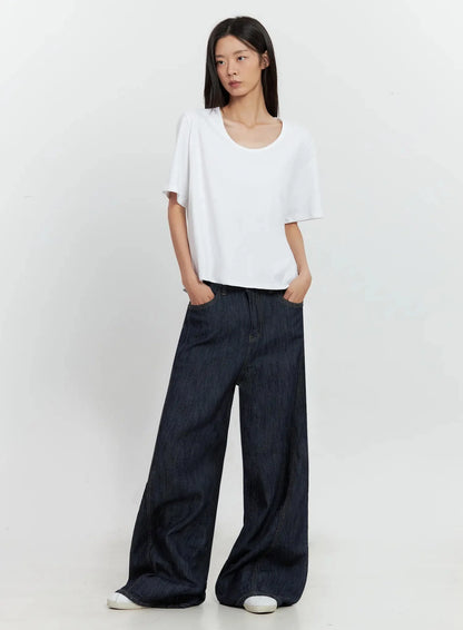 Basic U-Neck T-Shirt IL528
