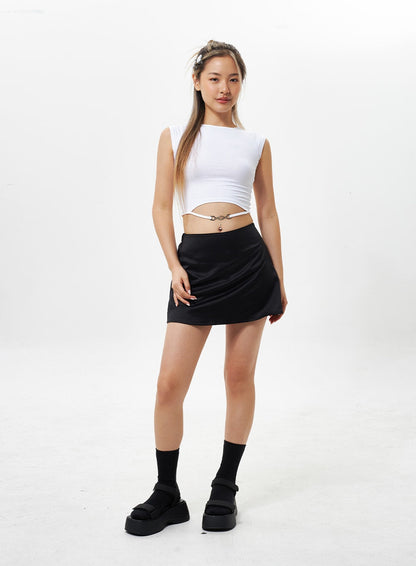 Chain Detail Cropped Top CY330