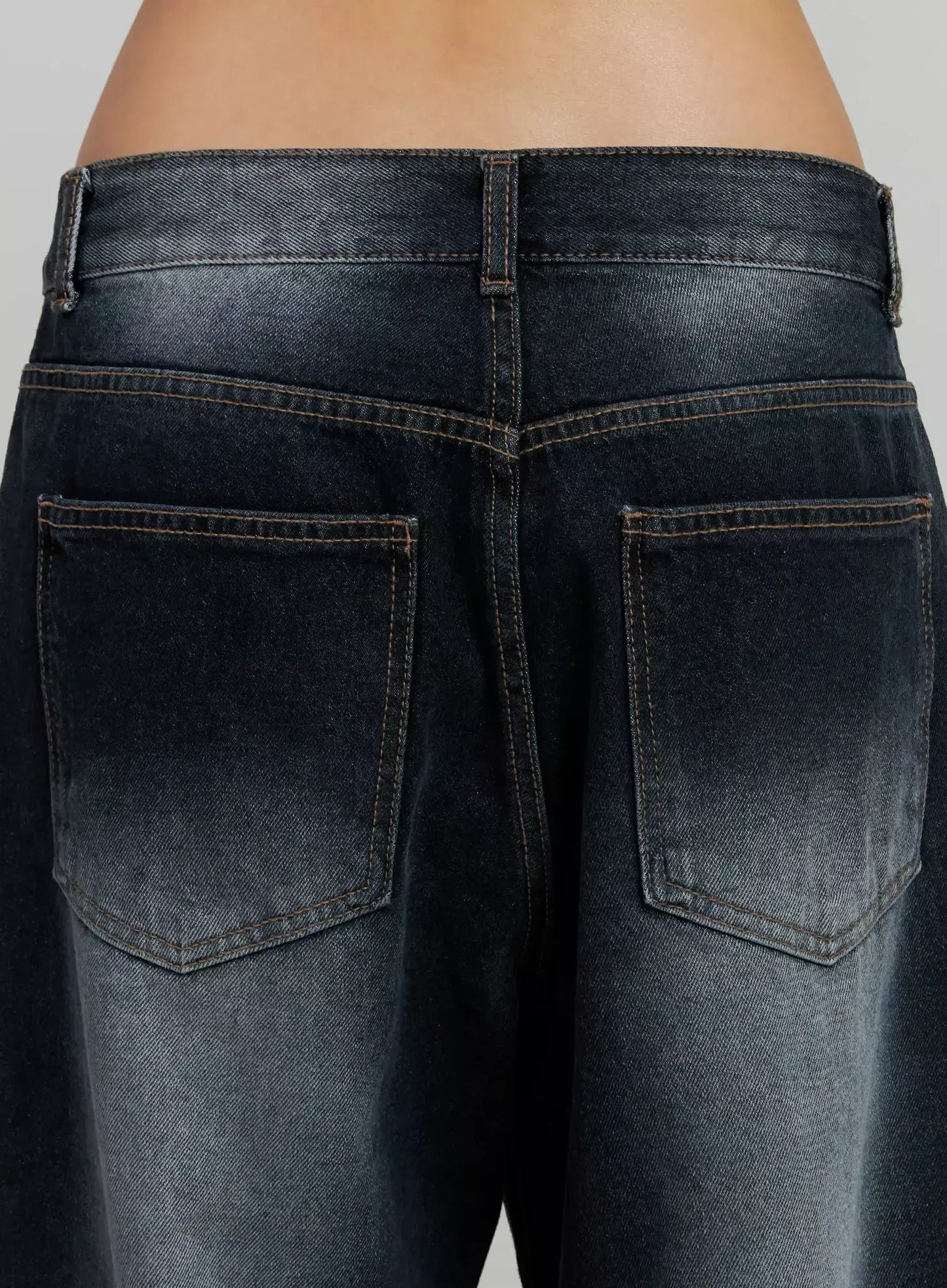 Chaya Washed Wide Jeans IJ505