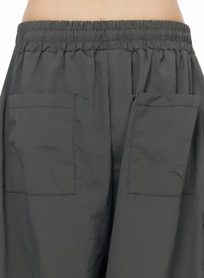 Adjustable Cargo Bermuda Pants IY526