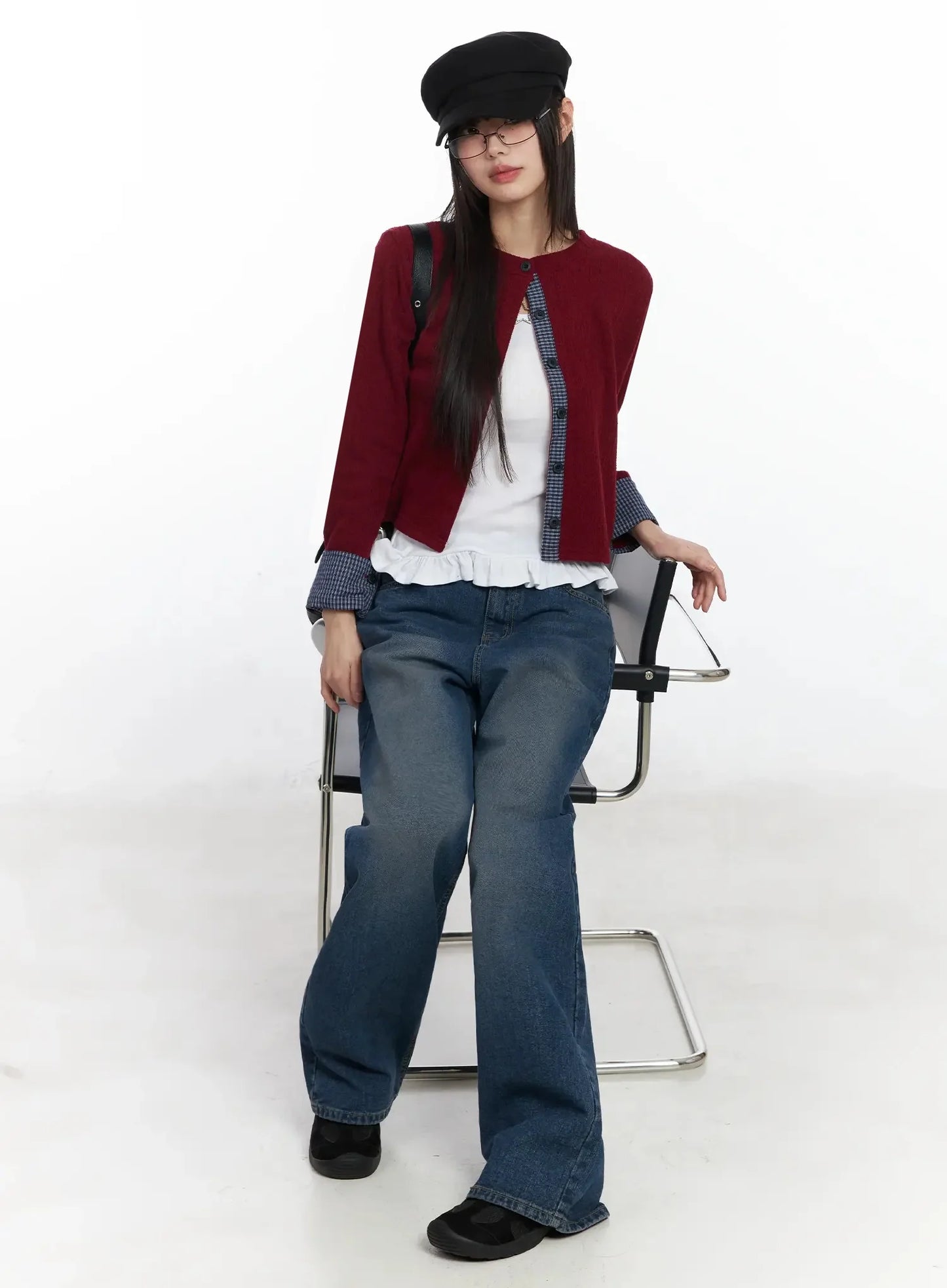 Annika Low-Rise Baggy Jeans F517
