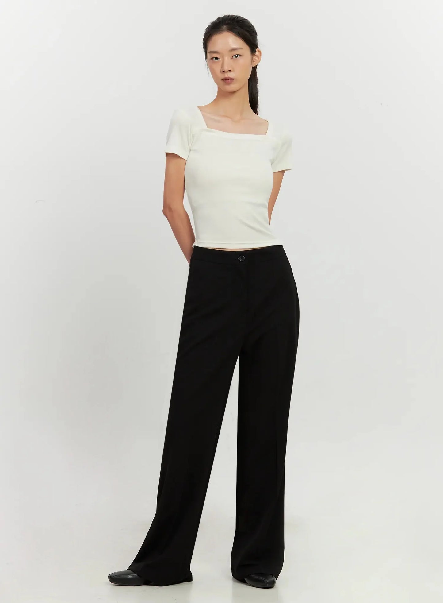 Classic Square-Neck Top IL528