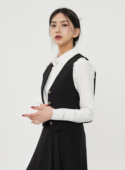 Button Vest BF315