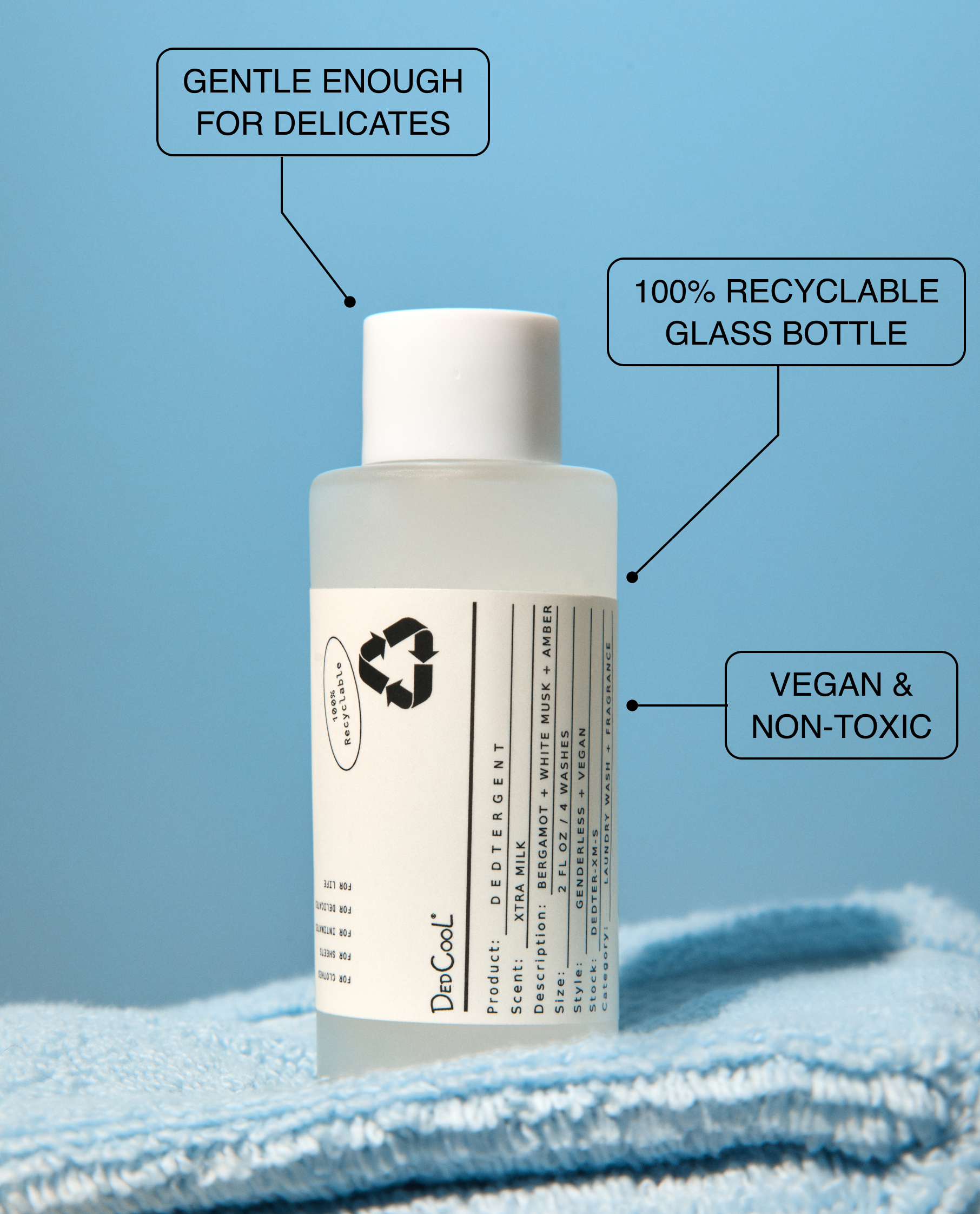 mochi milk mini detergent - 1.85oz