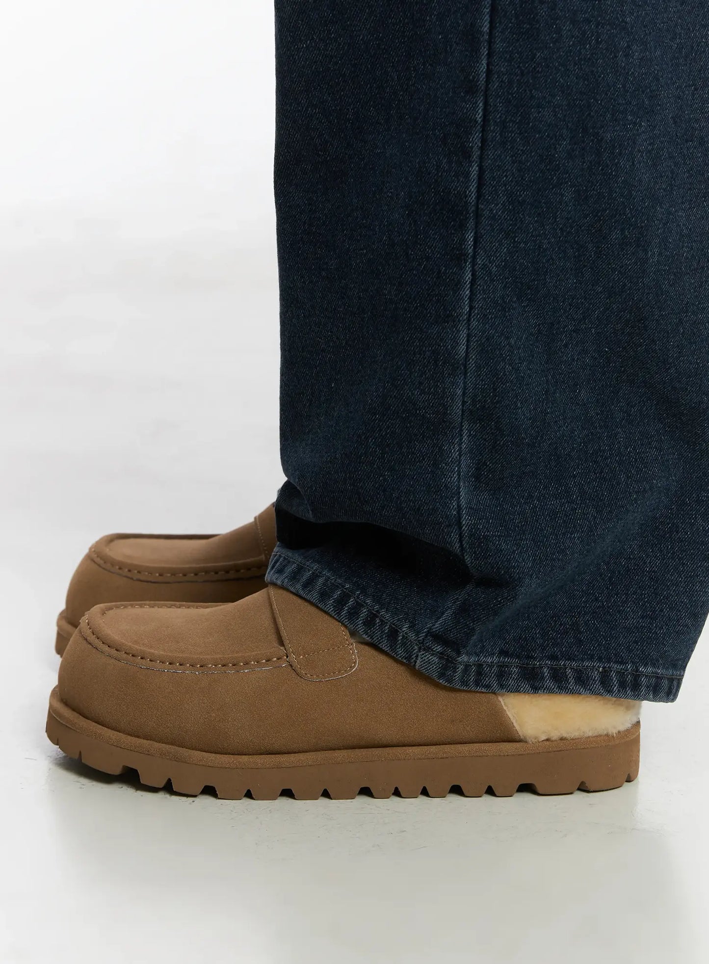 Casual Faux-Mule Slip Loafers ID515