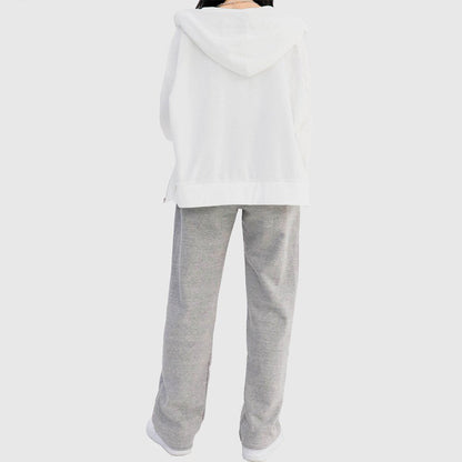 Banded Wide Leg Sweat Pants CCA26