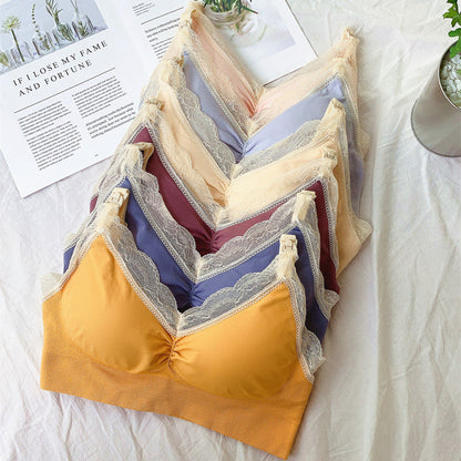 Nursing bra without steel ring