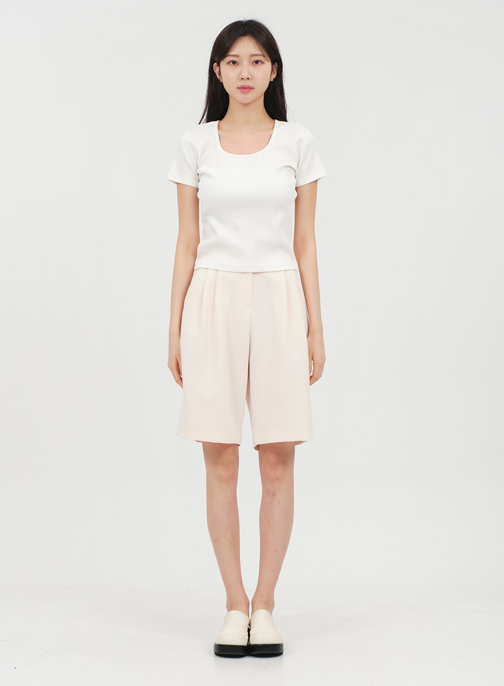 Basic Square Neck T-shirt OA13
