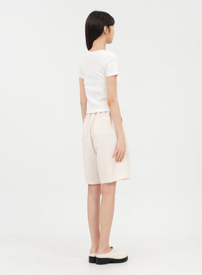Basic Square Neck T-shirt OA13