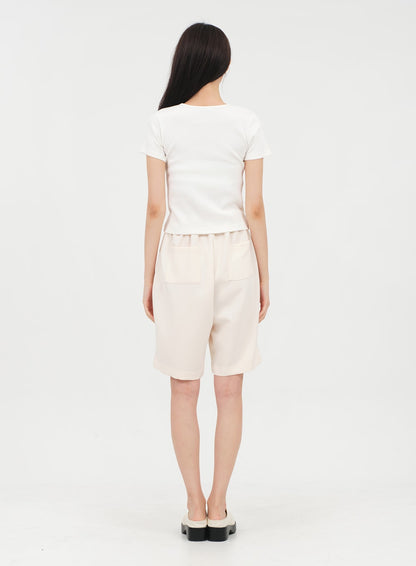 Basic Square Neck T-shirt OA13
