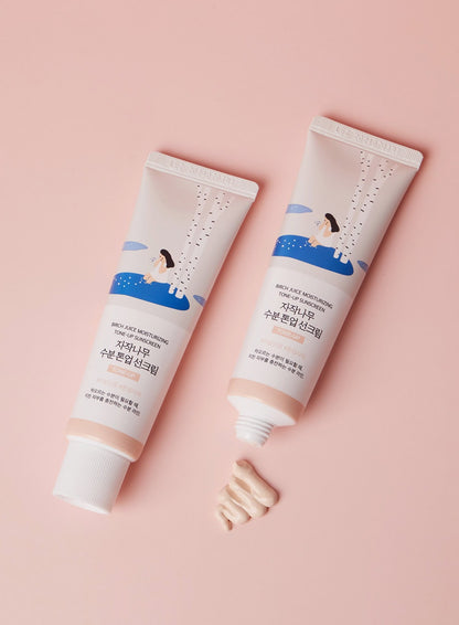 Birch Juice Moisturizing Tone Up Sun Cream SPF 50+, PA++++ Trio Set (50ml*3ea)