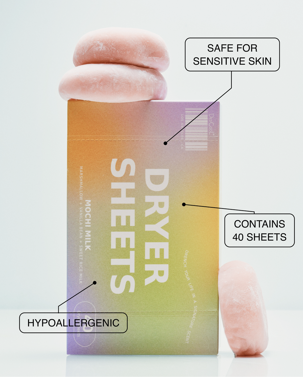 mochi milk dryer sheets