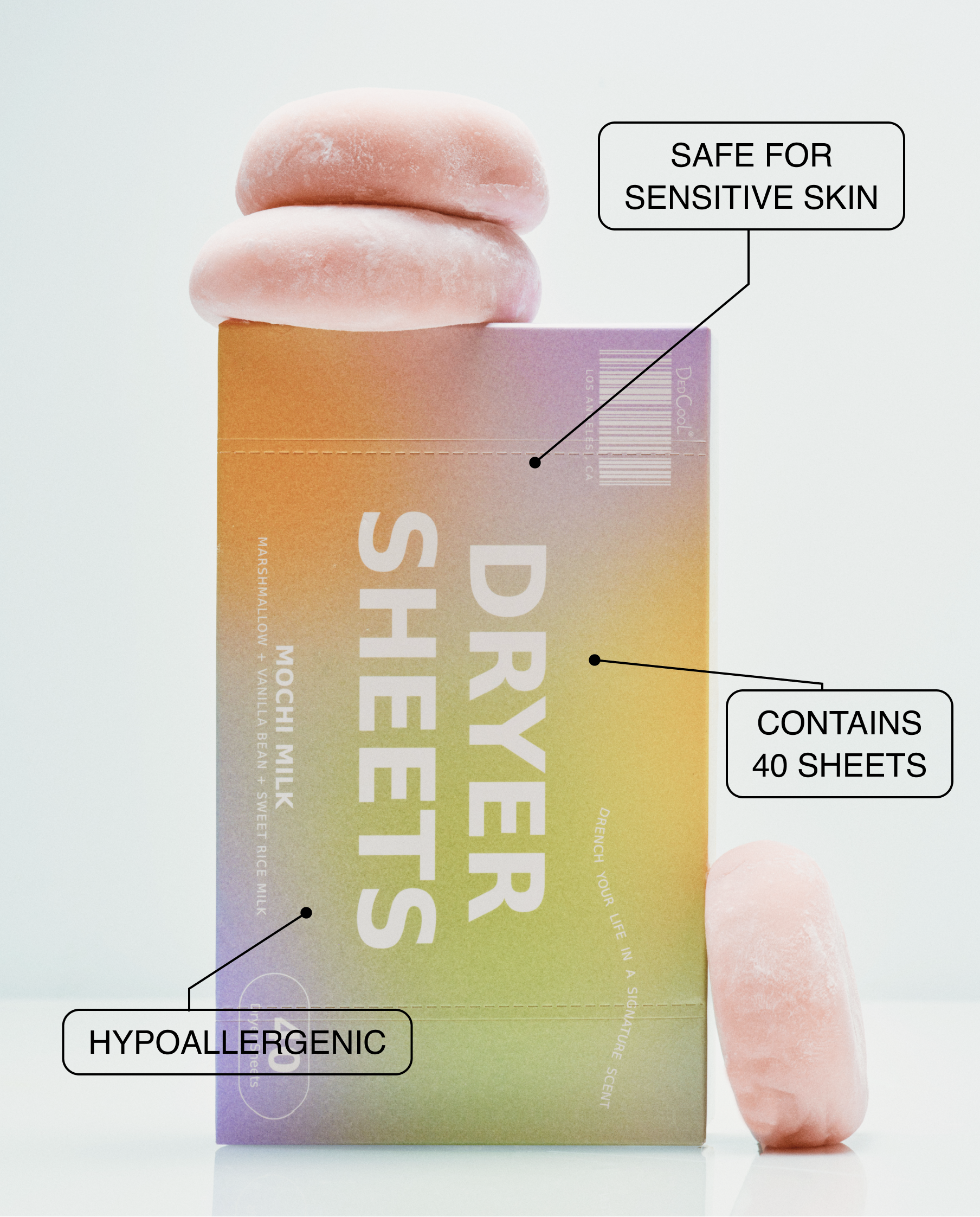 mochi milk dryer sheets