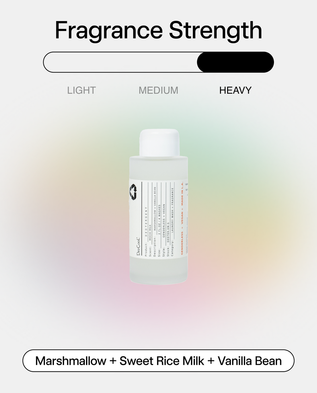 mochi milk mini detergent - 1.85oz