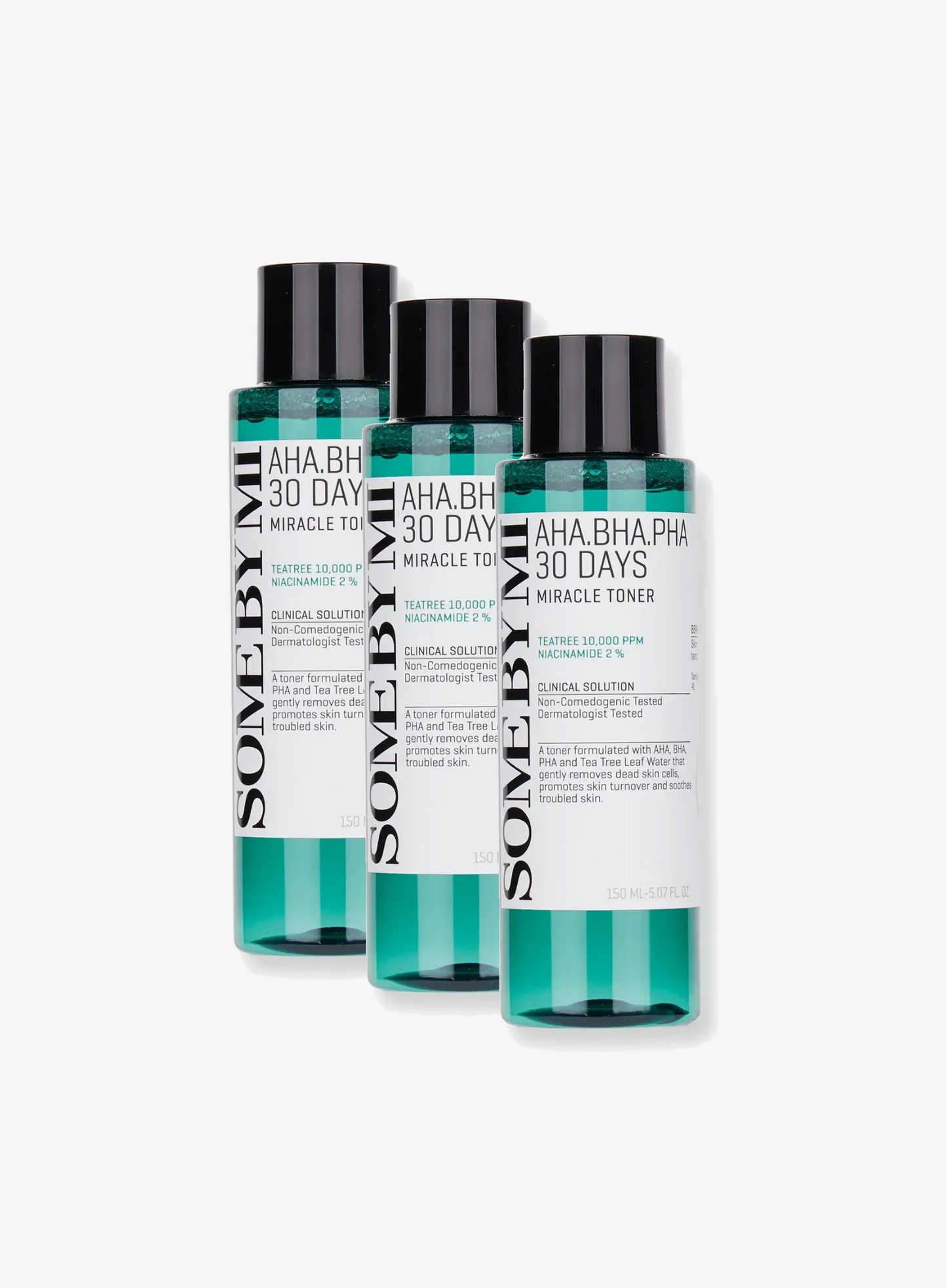 AHA, BHA, PHA 30DAYS Miracle Toner Trio Set (150ml*3ea)