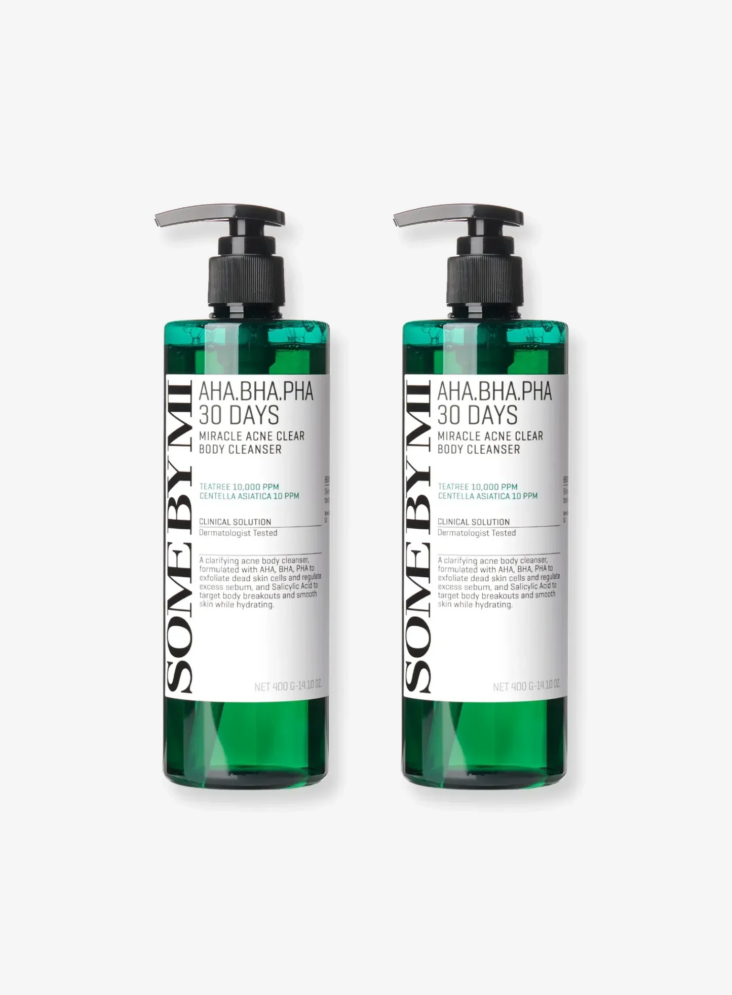 AHA, BHA, PHA 30 Days Miracle Acne Clear Body Cleanser Duo Set (400g*2ea)