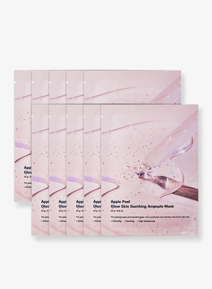 Apple Peel Glow Skin Soothing Ampoule Mask (23ml*10pcs)