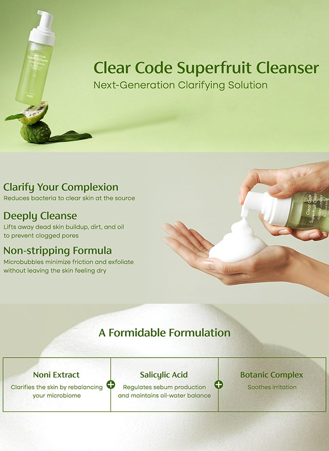 Clear Code Superfruit Cleanser (150ml)
