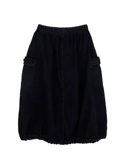 Balloon Denim Skirt IM530