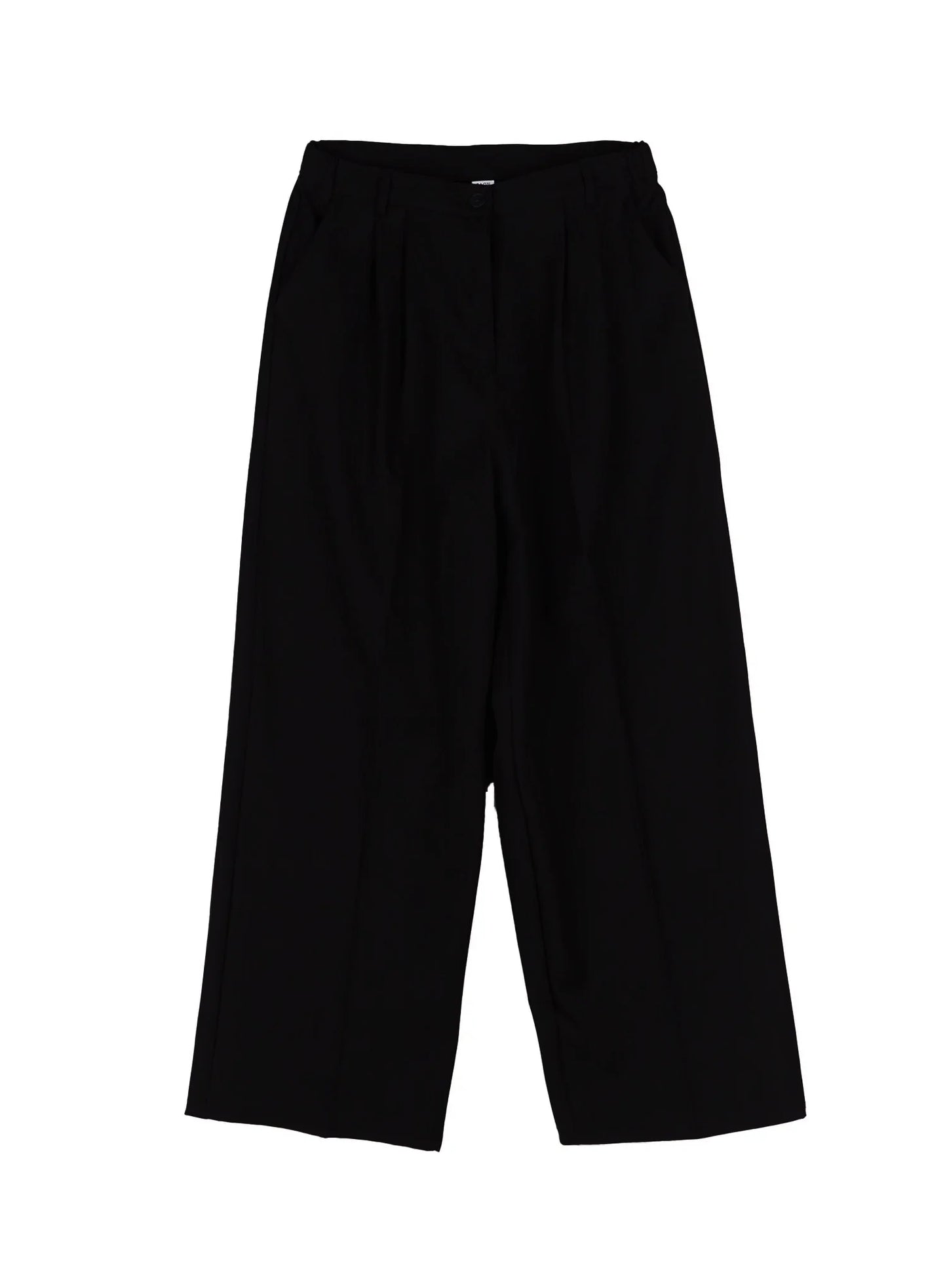 Black Oversized Slacks IJ505